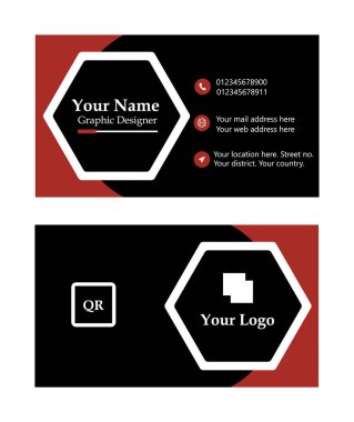Business card design template, Clean professional business card template, visiting card, business card template.