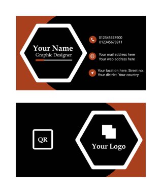 Business card design template, Clean professional business card template, visiting card, business card template.