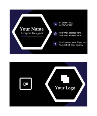 Business card design template, Clean professional business card template, visiting card, business card template.