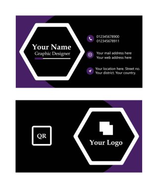 Business card design template, Clean professional business card template, visiting card, business card template.