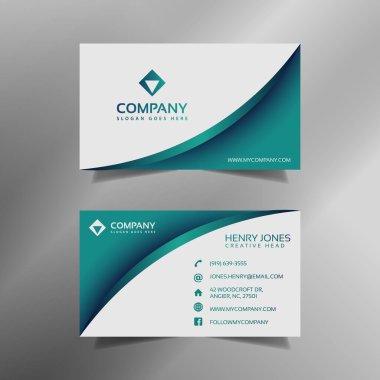 Business card design template, Clean professional business card template, visiting card, business card template.