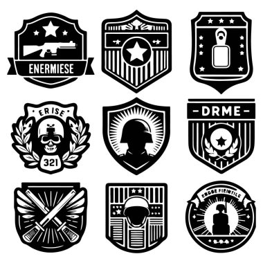 Vintage Retro Vektör Rozeti, Etiket, Logo 