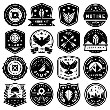 Vintage Retro Vektör Rozeti, Etiket, Logo 