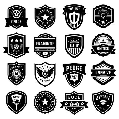 Vintage Retro Vektör Rozeti, Etiket, Logo 