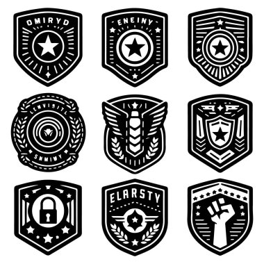 Vintage Retro Vektör Rozeti, Etiket, Logo 