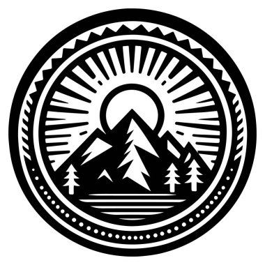 Vintage Retro Vektör Rozeti, Etiket, Logo 