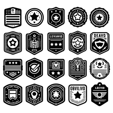 Vintage Retro Vektör Rozeti, Etiket, Logo 