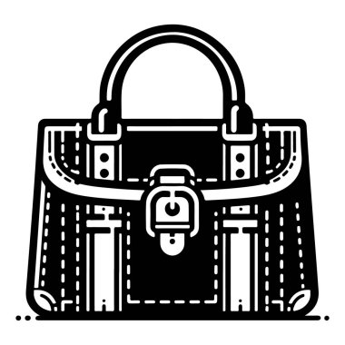 Torba Simgesi Vektörü ve illüstrasyonunu Ayarla