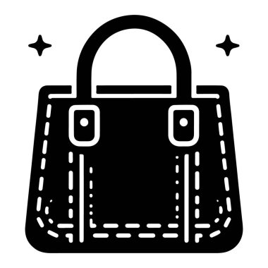 Torba Simgesi Vektörü ve illüstrasyonunu Ayarla