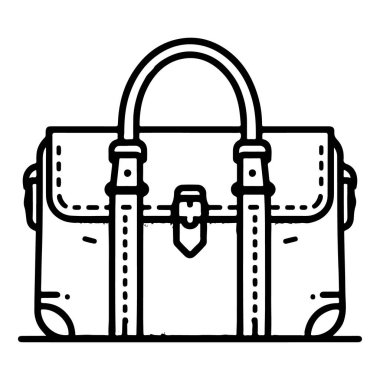 Torba Simgesi Vektörü ve illüstrasyonunu Ayarla