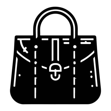 Torba Simgesi Vektörü ve illüstrasyonunu Ayarla