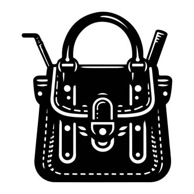 Torba Simgesi Vektörü ve illüstrasyonunu Ayarla