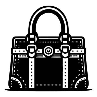 Torba Simgesi Vektörü ve illüstrasyonunu Ayarla