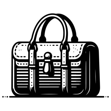 Torba Simgesi Vektörü ve illüstrasyonunu Ayarla