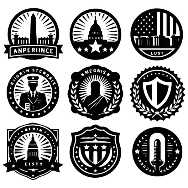 Vintage Retro Vektör Rozeti, Etiket, Logo 