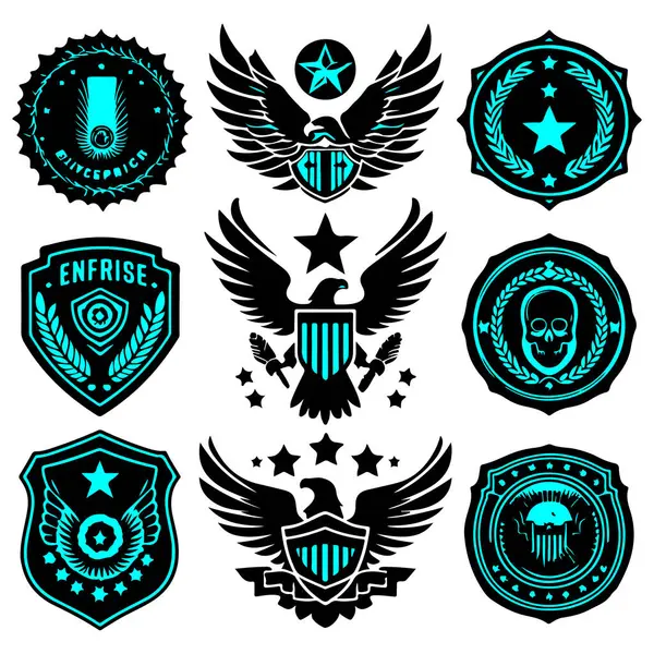 Vintage Retro Vektör Rozeti, Etiket, Logo 