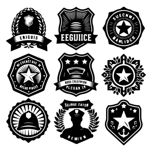 Vintage Retro Vektör Rozeti, Etiket, Logo 