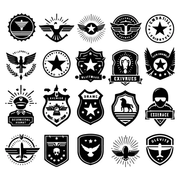 Vintage Retro Vektör Rozeti, Etiket, Logo 