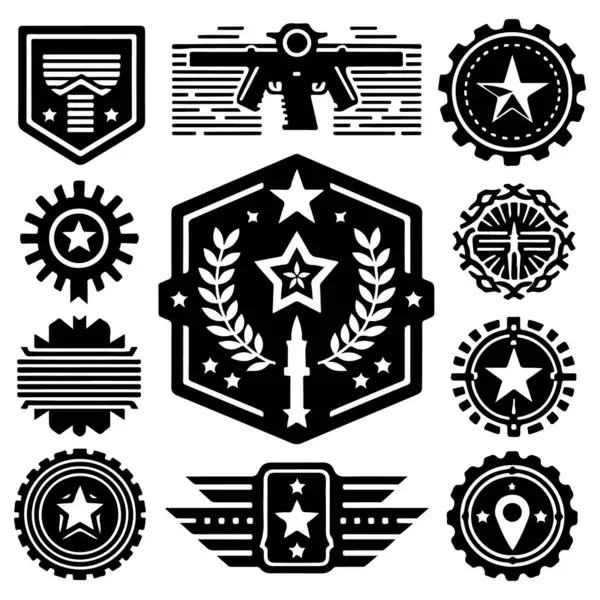 Vintage Retro Vektör Rozeti, Etiket, Logo 