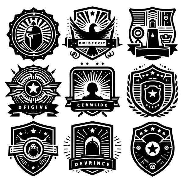 Vintage Retro Vektör Rozeti, Etiket, Logo 