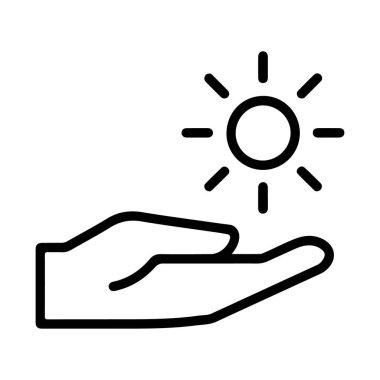 Açık bir el, parlak bir güneş sembolü alır. Sıcaklık, ışık, pozitiflik ve yeni bir şeyin doğuşunu işaret eder..