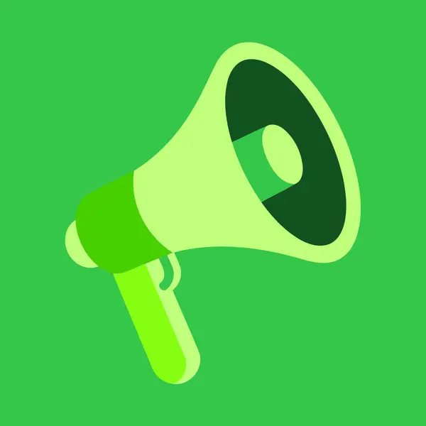 Megafon ikonu vektör illüstrasyonu