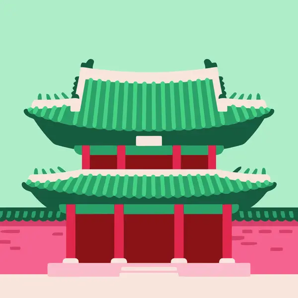 Çin ev ikonu. Çin 'in düz biçimi