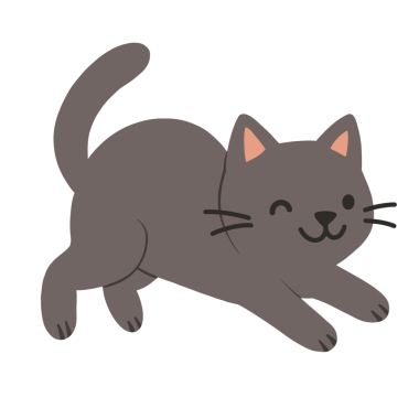  Gri-siyah kedi yavrusunun sevimli klitoris çizimi. Çocuk kitapları, kartlar, çıkartmalar, ambalaj tasarımı, hatıralar ve evcil hayvan içeriği için dekoratif öğeler için uygundur.