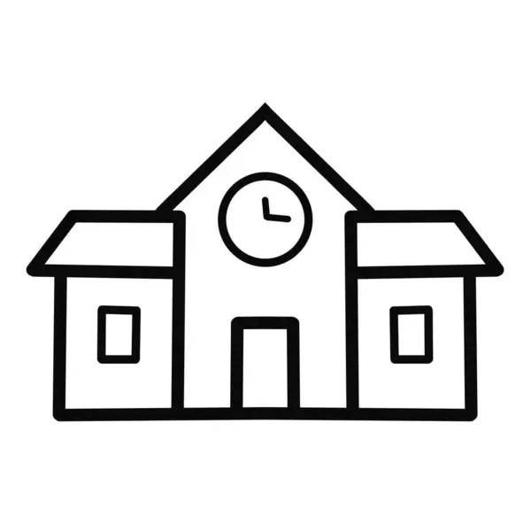 Okul malzemelerini içeren siyah çizgi ikonu. Eğitim sitelerinde, okula dönüş promosyonlarında, bilgi grafiklerinde, ders planlarında, çocuk malzemelerinde ve mobil veya internet uygulamalarında kullanmak için mükemmel.