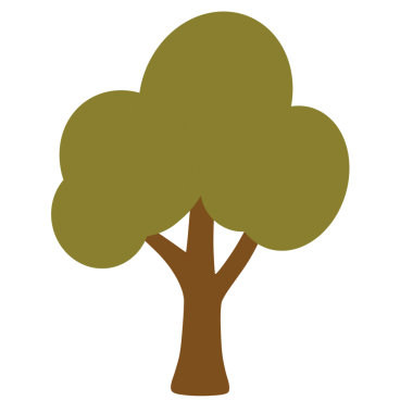   Kahverengi gövdeli ve yuvarlak yapraklı minimalist bir ağaç. Bu basit ve temiz tasarım çocuk kitapları, eğitim materyalleri, boyama sayfaları, eko projeleri, logolar, çıkartmalar, posterler, oyunlar ve doğa temalı tasarımlar için mükemmeldir..
