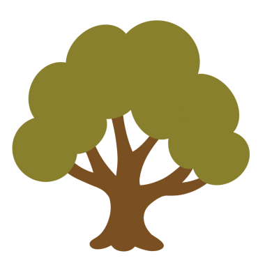   Kahverengi gövdeli ve yuvarlak yapraklı minimalist bir ağaç. Bu basit ve temiz tasarım çocuk kitapları, eğitim materyalleri, boyama sayfaları, eko projeleri, logolar, çıkartmalar, posterler, oyunlar ve doğa temalı tasarımlar için mükemmeldir..