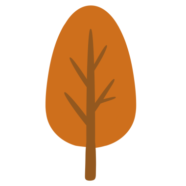   Kahverengi gövdeli ve yuvarlak yapraklı minimalist bir ağaç. Bu basit ve temiz tasarım çocuk kitapları, eğitim materyalleri, boyama sayfaları, eko projeleri, logolar, çıkartmalar, posterler, oyunlar ve doğa temalı tasarımlar için mükemmeldir..