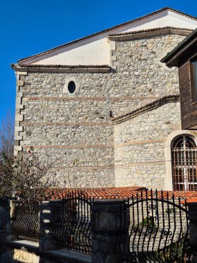 Nessebar şehrindeki kilise. Bulgaristan