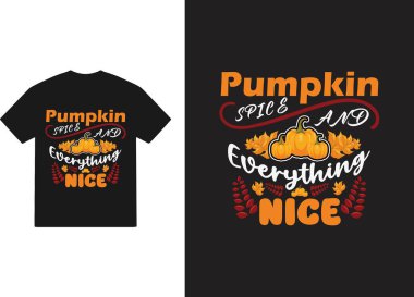 Sonbahar tişörtü ve yaratıcı tasarım