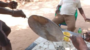 Keçi Derisi Djembe Davul Başlığı Yapımı