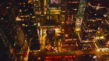 Modern Şehir Skylines 4K Hava Görüntüsü