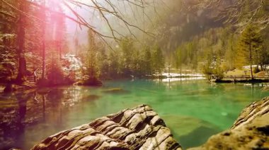 Dağların güzel manzarası