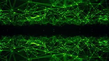 Parlayan Işık Parçacıkları - Bilim-Kurgu ve Soyut Görseller için Dinamik Hareket Arkaplanı