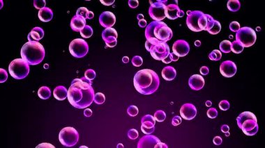  Açık Yeşil Arkaplanda Yumuşak ve Renkli Yüzen Kabarcıklar 