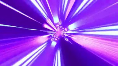 Renkli Neon Tüneli Canlandırma Arkaplanı 