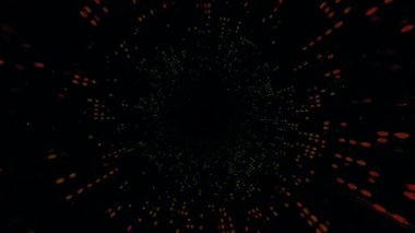 Renkli Neon Tüneli Canlandırma Arkaplanı 