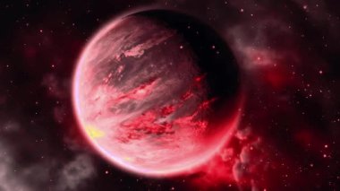 Bilimkurgu Projeleri için Kozmik Uzay Hareketi Arkaplanı 4K Soyut Görsel Efektleri