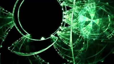 Soyut Kozmik Görsel Efektler