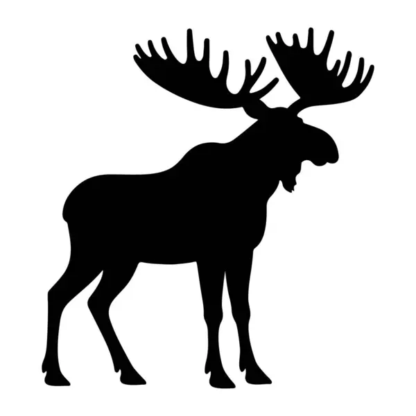 Geyik Silueti Vektörü Vahşi Yaşam Hayvan Seçimi Doğa İçin