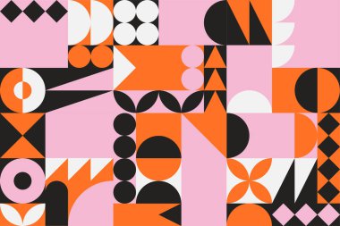 Geometrik şekilli ve çizgi çizgili bir siyah poster seti. Soyut şablon, tasarım çizgisi sanatı, moda tarzı. Çember, kare, üçgen şeklinde çizimler. Kartlar için tasarım, davet