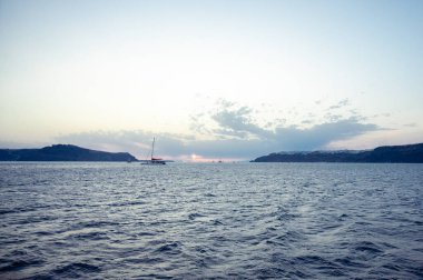 Denizde gün batımı 