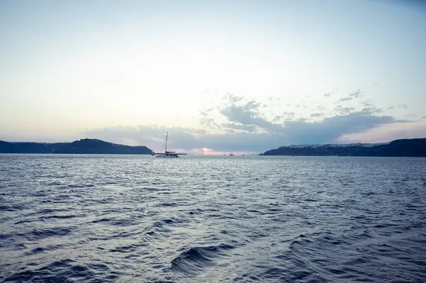 Santorini 'de gün batımı 