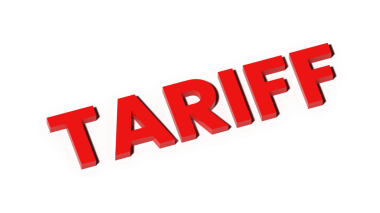 Ticari Konseptler İçin Temiz Beyaz Arkaplan Üzerine Kırmızı Gümrük Metninin 3B Hazırlanması