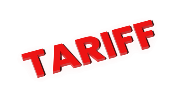 Ticari Konseptler İçin Temiz Beyaz Arkaplan Üzerine Kırmızı Gümrük Metninin 3B Hazırlanması