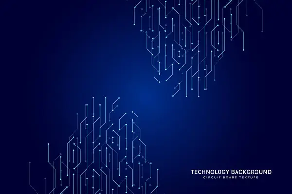 Teknoloji Çizimleri İçin Devre Elementleri ile Bilgisayar Anakart Arkaplanı